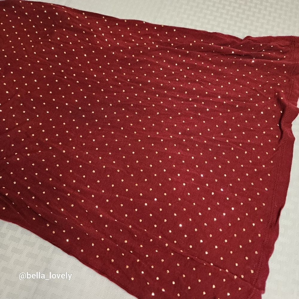 Burgundy Wine Red Sparkly Tank Top Old Navy XS - Picture 6 of 12